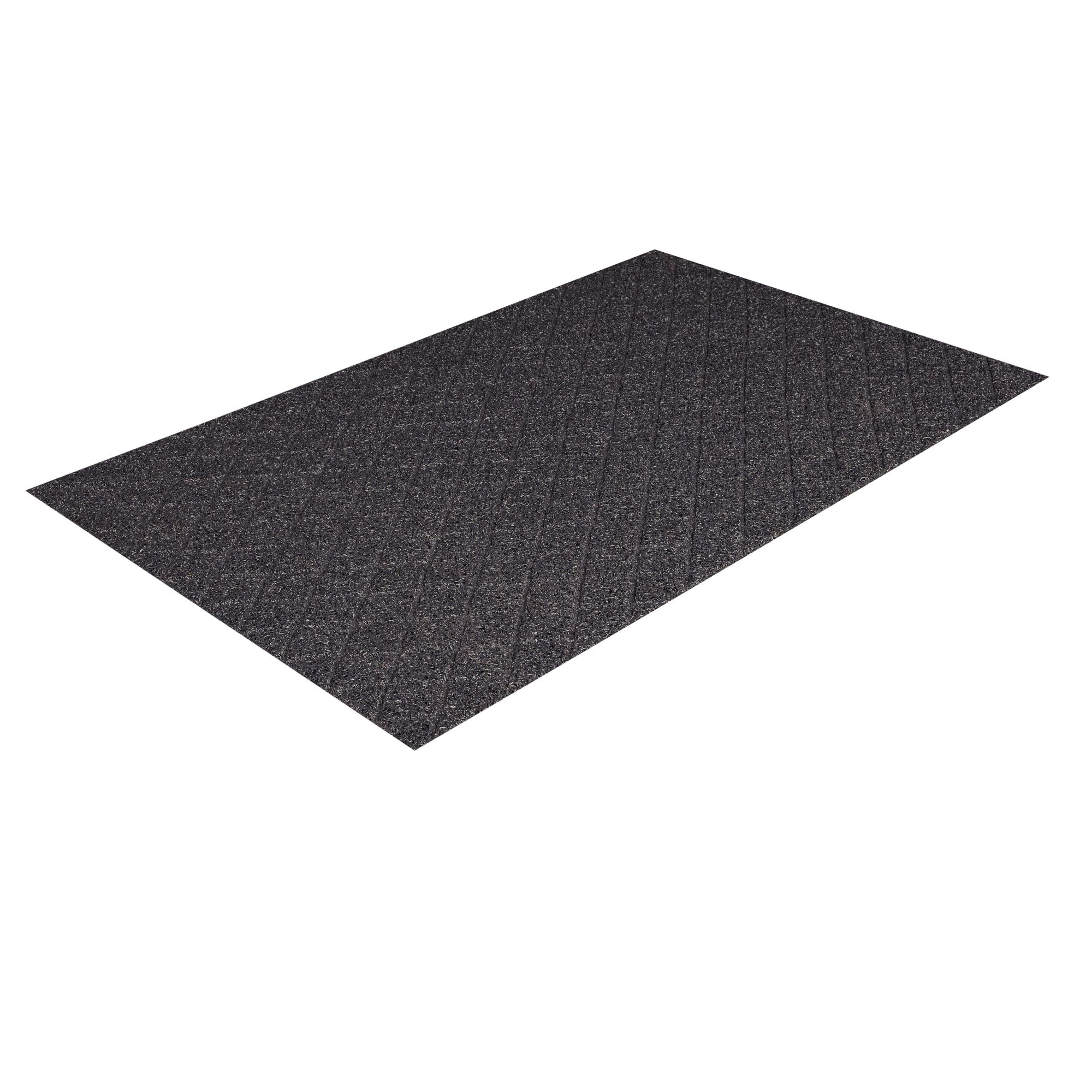 Crown Matting Technologies, Diamond-Deluxe with Grit-Safe 3ft.x5ft., Width 36 in, Length 60 in, Thickness 1/2 in, Model# DT HU35RB